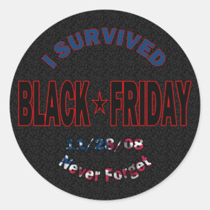 Ik heb Black Friday Sticker overleefd