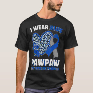 Ik heb blauw Draag voor mijn Paw Diabetes Awarenes T-shirt