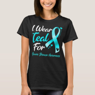 Ik heb Blauwgroen Draag voor GRAVEN ZIEKTEBEWUSTMA T-shirt