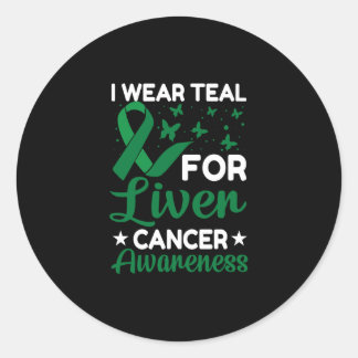 Ik heb Blauwgroen Draag voor het bewustzijn van le Ronde Sticker