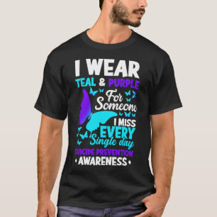 Ik heb Blauwgroen en Paars Draag voor iemand die i T-shirt