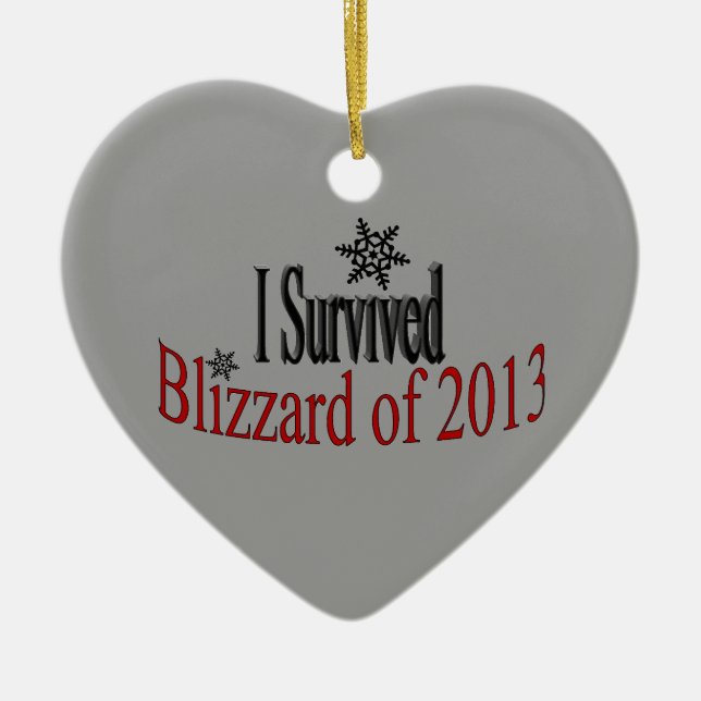 Ik heb Blizzard 2013 Ornament overleefd (Voorkant)