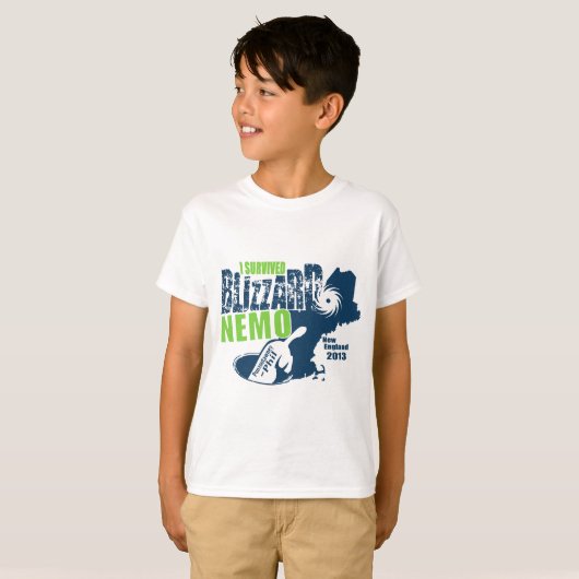 Ik heb Blizzard Nemo overleefd T-shirt (Voorkant volledig)