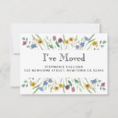 Ik heb Bloemen Bewegende Aankondiging Mini Kaart v (Voorkant)