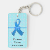 Ik heb Blue draag voor mijn vader, Prostaatkanker  Sleutelhanger (achterkant)
