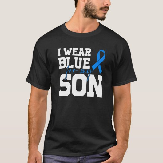 Ik heb Blue Draag voor mijn zoon Autisme Awareness T-shirt (Voorkant)
