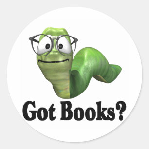 Ik heb boeken T-shirts en geschenken. Ronde Sticker