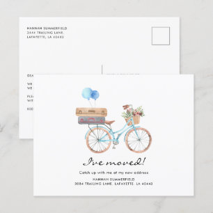 Ik heb Boho Chic Waterverf verplaatst Aankondigingskaart