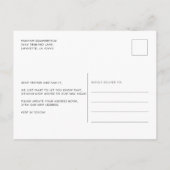 Ik heb Boho Chic Waterverf verplaatst Aankondigingskaart (Achterkant)