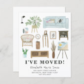 Ik heb Boho Home Budget Moving Aankondiging verpla (Voorkant / Achterkant)