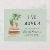 Ik heb Boho Planten Sage Green Moving Aankondigingskaart (Voorkant)