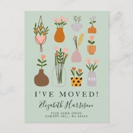Ik heb Boho Planten Sage Green Moving Aankondigingskaart