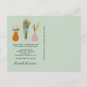 Ik heb Boho Planten Sage Green Moving Aankondigingskaart (Achterkant)