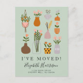 Ik heb Boho Planten Sage Green Moving Aankondigingskaart (Voorkant)
