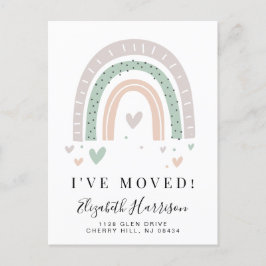Ik heb Boho Rainbow Sage Moving Aankondigingskaart