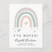 Ik heb Boho Rainbow Sage Moving Aankondigingskaart (Voorkant)