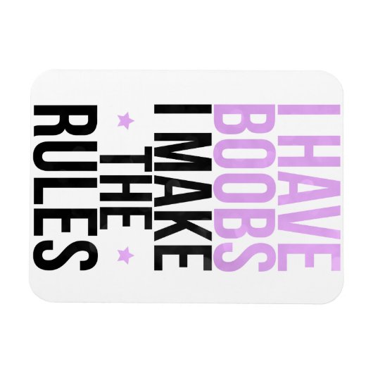 Ik heb borsten die ik maak... magneet (Horizontaal)