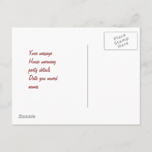 Ik heb briefkaart aangepast (Achterkant)