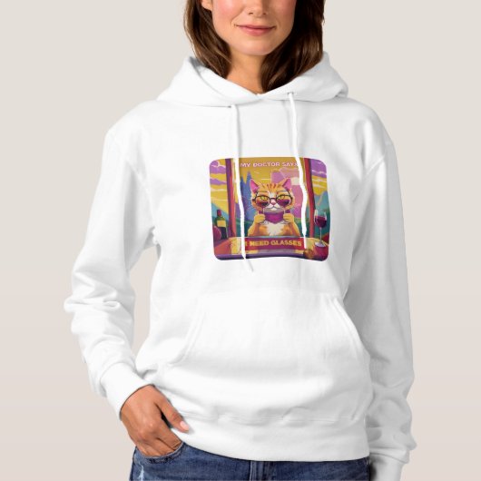 Ik heb bril nodig hoodie (Voorkant)