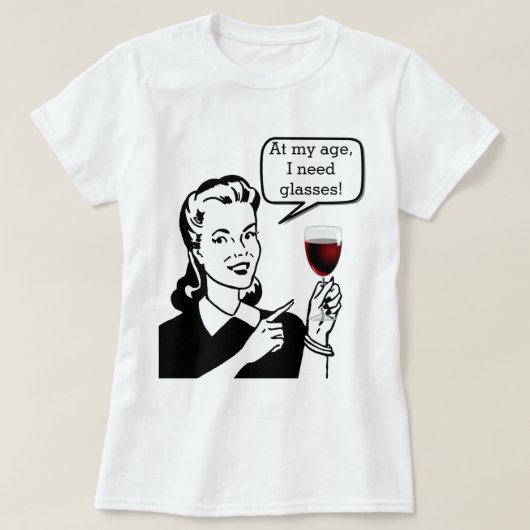 Ik heb bril nodig t-shirt (Design voorkant)