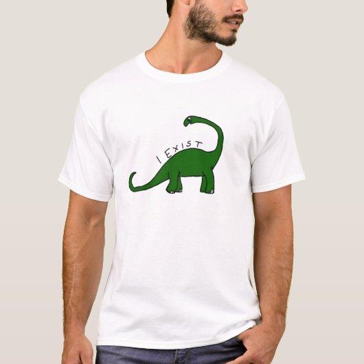 Ik heb Brontosaurus Dinosaur Tee Shirt (Voorkant)