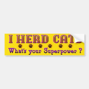 Ik heb Bumpersticker van katten gehoord