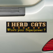 Ik heb Bumpersticker van katten gehoord (Op auto)