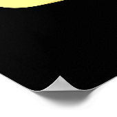 Ik heb Buns Hun Funny Bunny Rabbit Pun Dark BG Poster (Hoek)