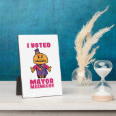 Ik heb burgemeester McCheese gestemd Fotoplaat (Zijkant)