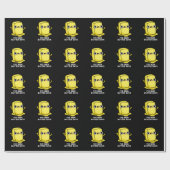 Ik heb Butter Days Funny Food Pun Dark BG gezien Cadeaupapier (Vlak)