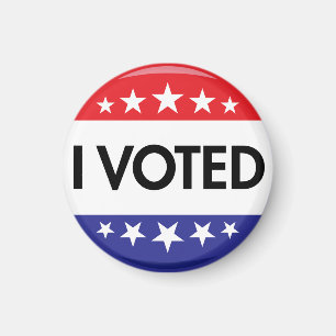 Ik heb Button 2024 gestemd Magneet