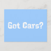 Ik heb cadeaus voor auto's briefkaart (Voorkant)