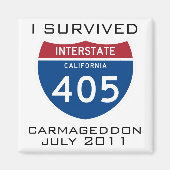 Ik heb Carmageddon Magnet overleefd (Voorkant)