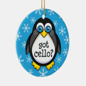 Ik heb Cello (Funny) Ornament (Rechts)