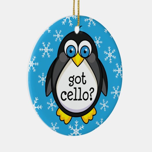 Ik heb Cello (Funny) Ornament (Rechts)