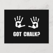 Ik heb Chalk Briefkaart (Voorkant)