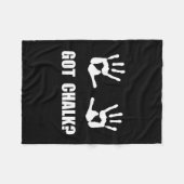 Ik heb Chalk Fleece Deken (Voorkant (Horizontaal))