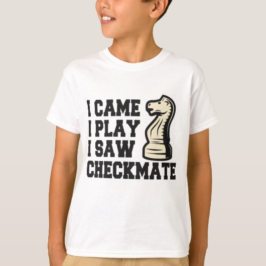 Ik heb Chekmate Funny Chess PLayer gezien. T-shirt (Voorkant)