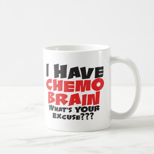 Ik heb Chemo Brain Koffiemok (Rechts)
