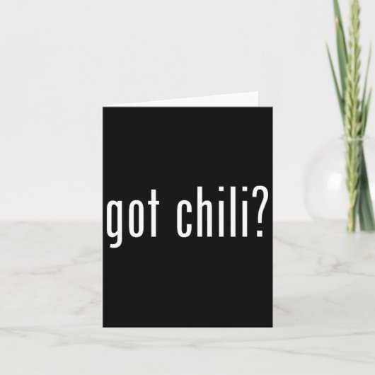 Ik heb Chili Funny BBQ Cook uitgeschakeld Kaart (Voorkant)