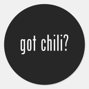 Ik heb Chili Funny BBQ Cook uitgeschakeld Ronde Sticker