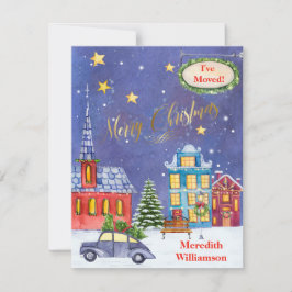 Ik heb Christmas Village Flat Move verplaatst Aankondiging