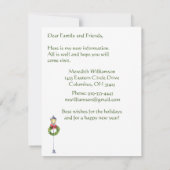 Ik heb Christmas Village Flat Move verplaatst Aankondiging (Achterkant)