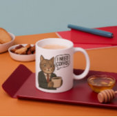 Ik heb Coffee Cat Coffee Mok nodig - cadeau voor v