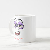 Ik heb Coffee Print Mok nodig (Voorkant links)