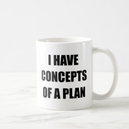 Ik heb concepten van een grappig politiek plan koffiemok