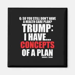 Ik heb... Concepten van een plan om Trump 2024 te  Magneet