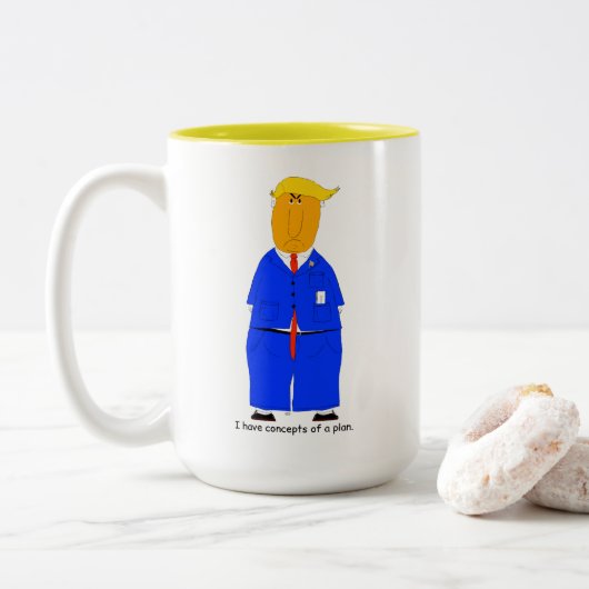 Ik Heb Concepten van een Trump Mok (Met donut)