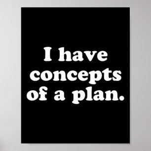 Ik Heb Concepten Voor Een Plan 2024 Verkiezing Pol Poster