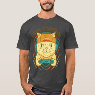 Ik heb Control Funny Game Master Cat voor videogam T-shirt